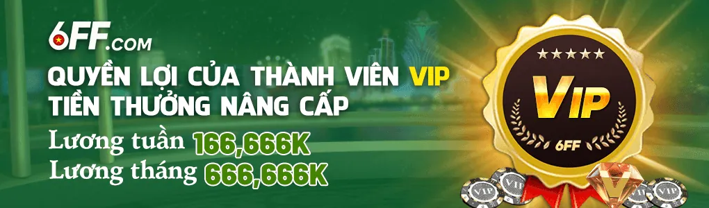 Quyền lợi cảu thành viên vip tại 6ff app